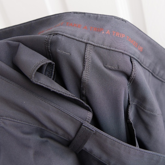 RHONE Commuter Five Pocket Pants Dark Gray Mens 35 Slim Fit Stretch EXCELLENT! - Picture 6 of 6